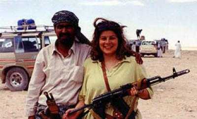 الصورة لسائحة 