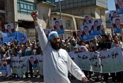 متظاهرون في باكستان