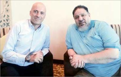 منتصر الزيات والزميل ربيع كلاس